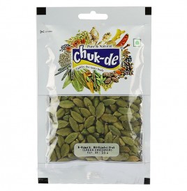 Chuk-de Hari Elaichi (Green Cardamom)  Pack  50 grams